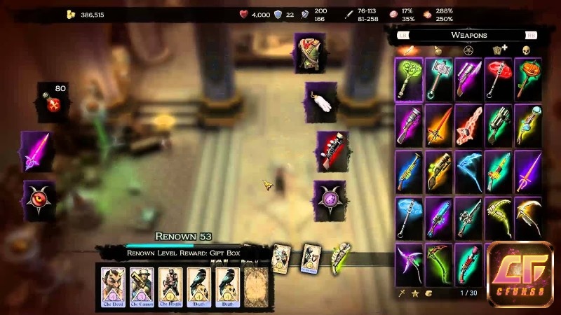 Loot có hiệu ứng rõ ràng giúp mỗi món đồ đều có câu chuyện riêng