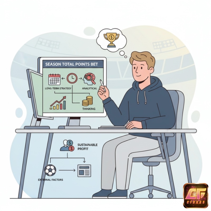 Người chơi chuyên nghiệp phân tích chiến lược dài hạn của kèo tổng điểm mùa giải, tìm kiếm lợi nhuận bền vững