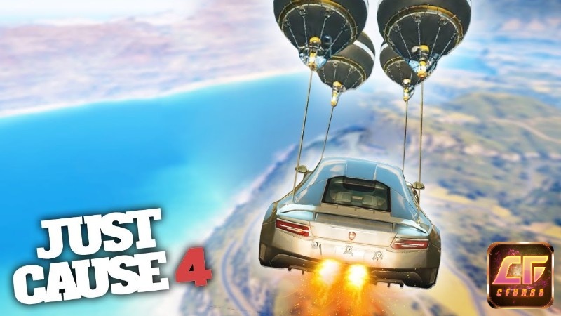 Một chiếc xe bị gắn bóng bay và lao đi mất kiểm soát trong bối cảnh Solis