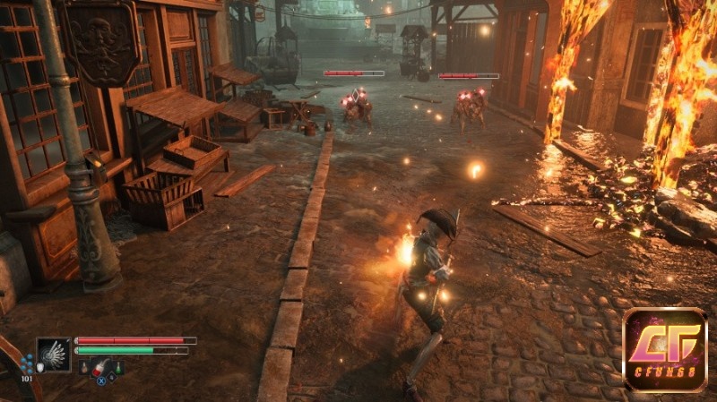 Paris 1789 trong game Steelrising, khói lửa và máy tự động trên phố