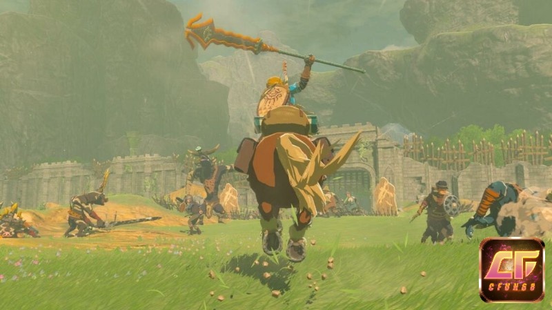 Game The Legend of Zelda: Tears of the Kingdom nổi bật với đồ họa phong cách hoạt hình đẹp mắt