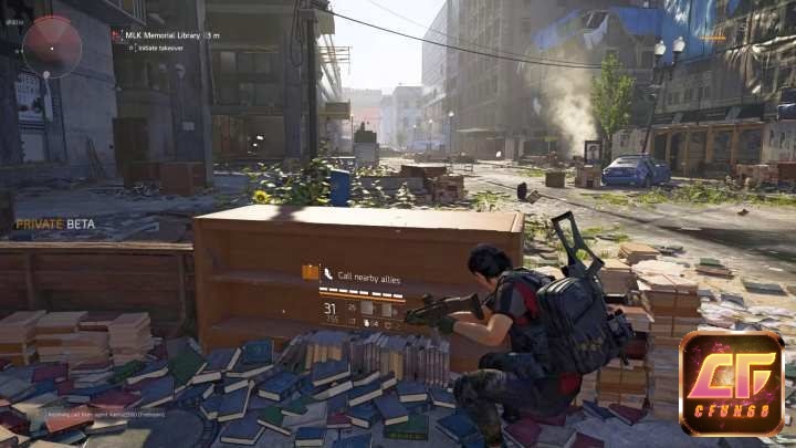 Người chơi chiếm lại điểm kiểm soát giữa giao tranh đường phố ở trung tâm Washington DC