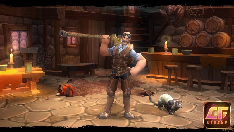 Thú cưng trong game Torchlight II trở về thị trấn để bán đồ và giải phóng hành trang
