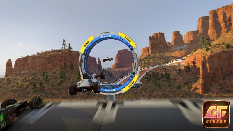 Game Trackmania (2020) tập trung vào lối chơi đua xe tốc độ cao đầy kịch tính