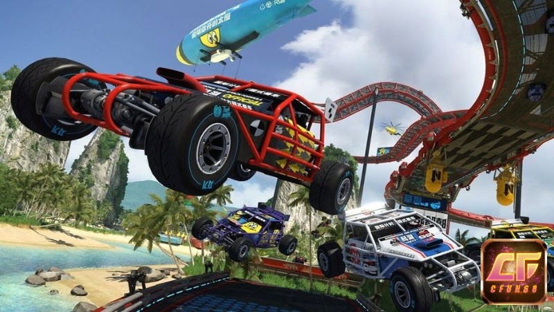 Các xe đua trong game Trackmania (2020) nhỏ gọn và linh hoạt giúp chạy nhanh hơn
