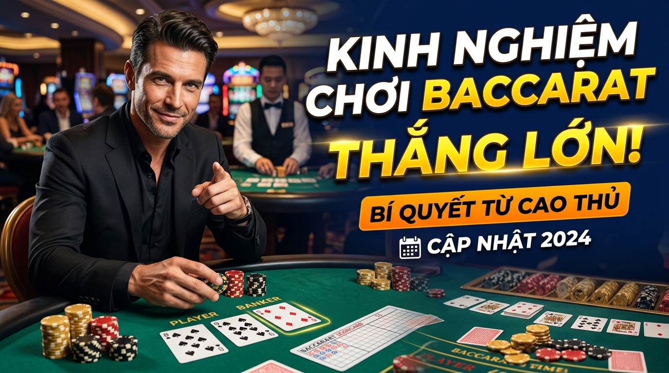 Kinh nghiệm chơi Baccarat thắng lớn - Bí quyết từ cao thủ 2026