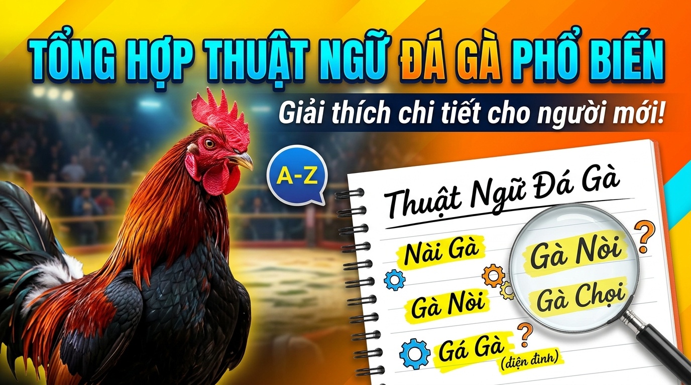 Thuật ngữ đá gà phổ biến tổng hợp, giải thích chi tiết người mới