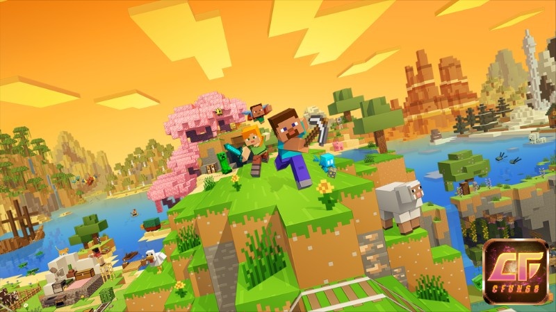 Minecraft chơi bằng tay cầm cho cảm giác gần giống console, nhất là khi khám phá và xây dựng lâu dài