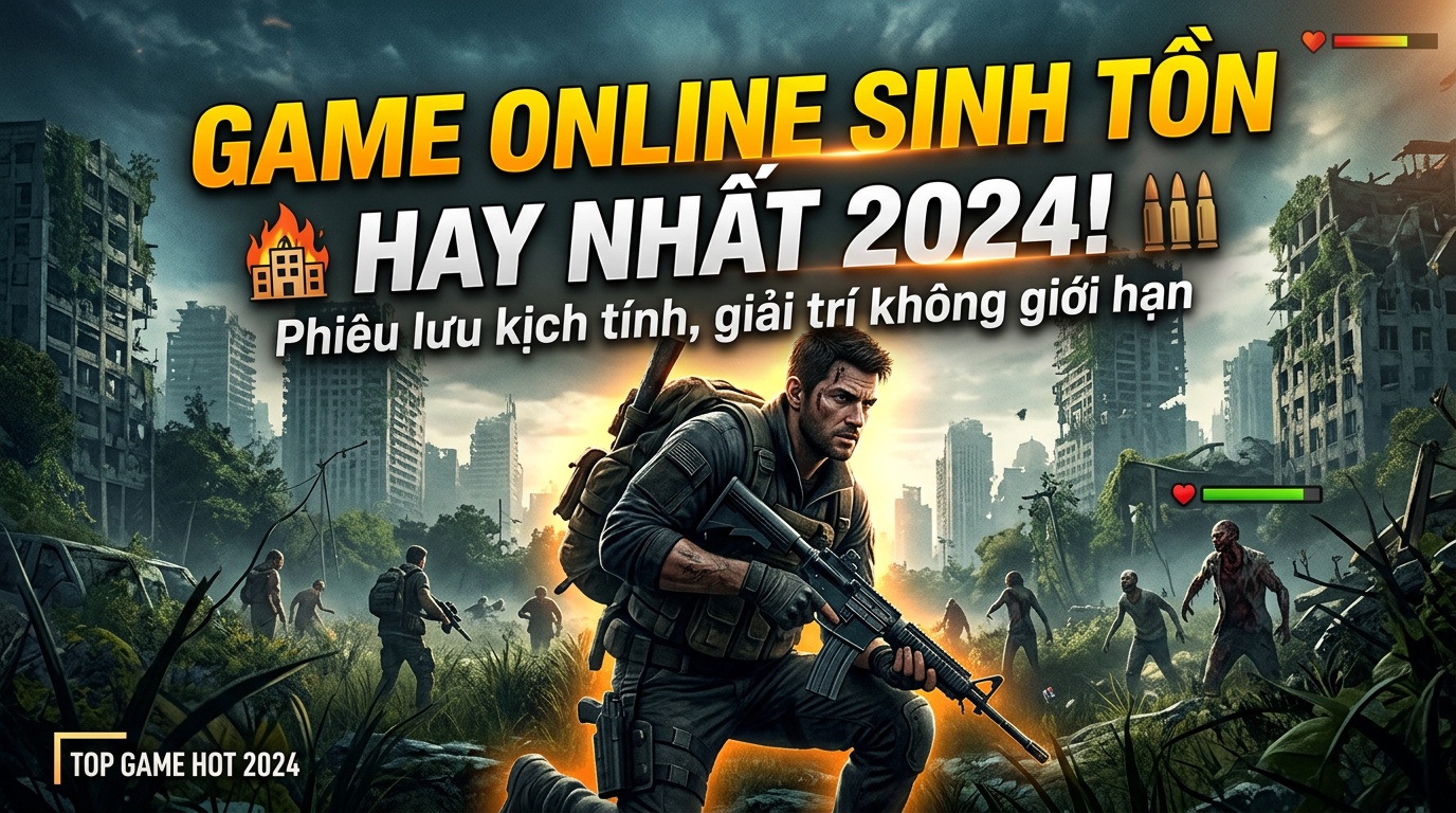 Game online sinh tồn hay nhất 2026: Phiêu lưu kịch tính, giải trí