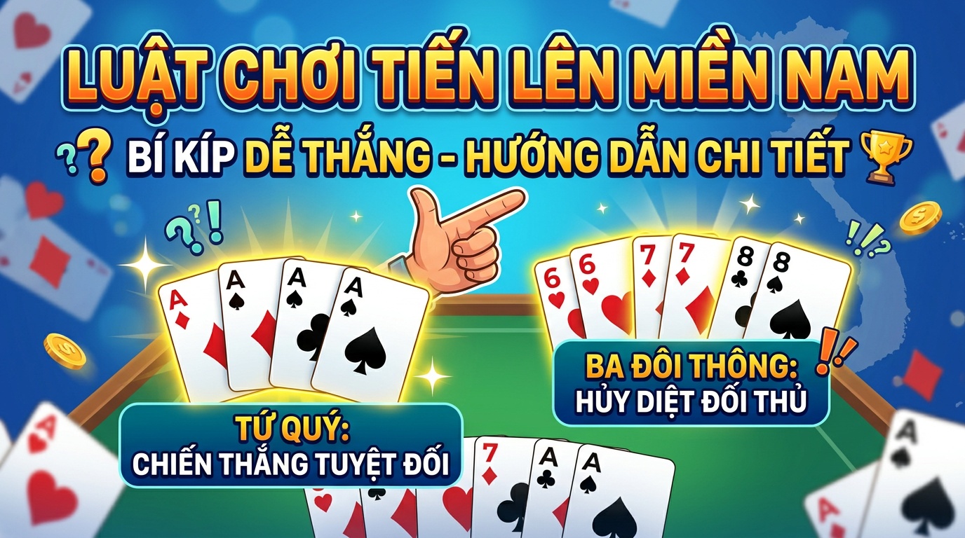 Luật chơi Tiến Lên Miền Nam: Hướng dẫn chi tiết, dễ thắng