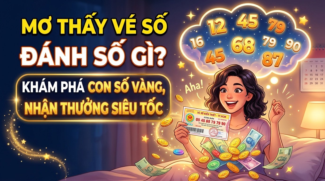 Mơ thấy vé số đánh số gì? Khám phá con số vàng, nhận thưởng